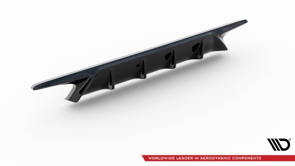 Diffusor Heck Ansatz V.2 für Ford Focus ST Mk4 schwarz Hochglanz