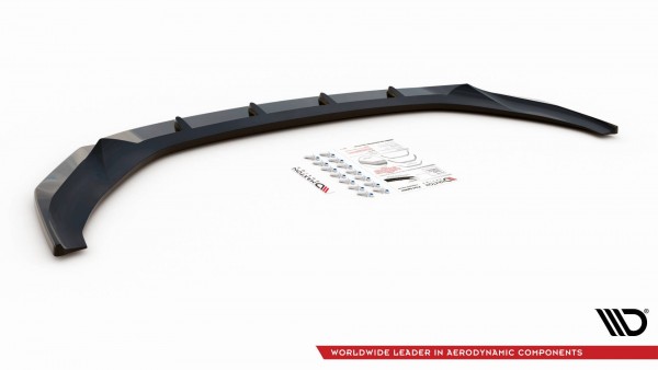 Front Ansatz V.1 für Audi A7 C8 schwarz Hochglanz