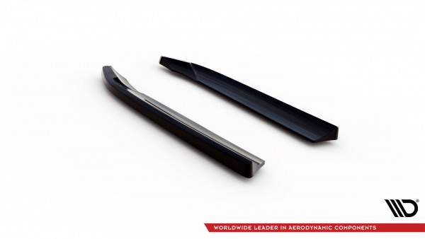 Heck Ansatz Flaps Diffusor V.2 für Audi A7 S-Line C7 schwarz Hochglanz