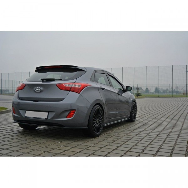 Seitenschweller Ansatz passend für Hyundai i30 mk.2 schwarz Hochglanz