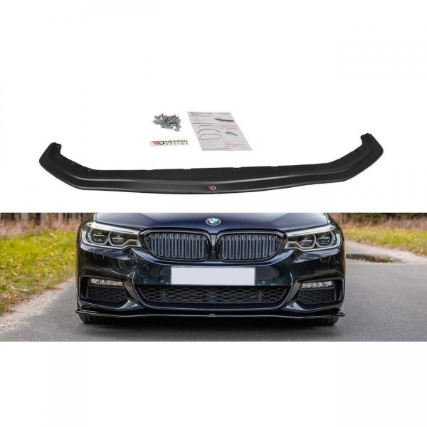 Front Ansatz V.2 für BMW 5er G30/ G31 M-Paket schwarz Hochglanz