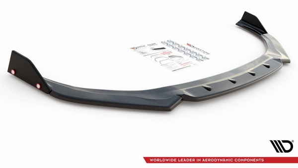 Front Ansatz V.6 +Flaps für Hyundai I30 N Mk3 Hatchback/Fastback