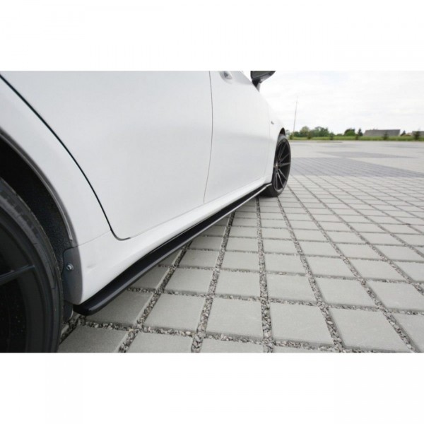Seitenschweller Ansatz passend für Lexus IS Mk2 schwarz Hochglanz