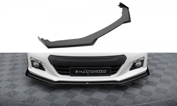 Street Pro Front Ansatz für +Flaps für V.1 + Flaps Subaru BRZ Mk1 schwarz Hochglanz